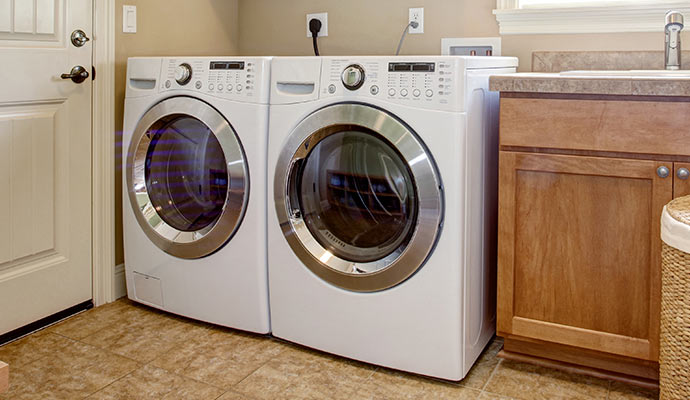 Laundry Room With Washer And Dryer