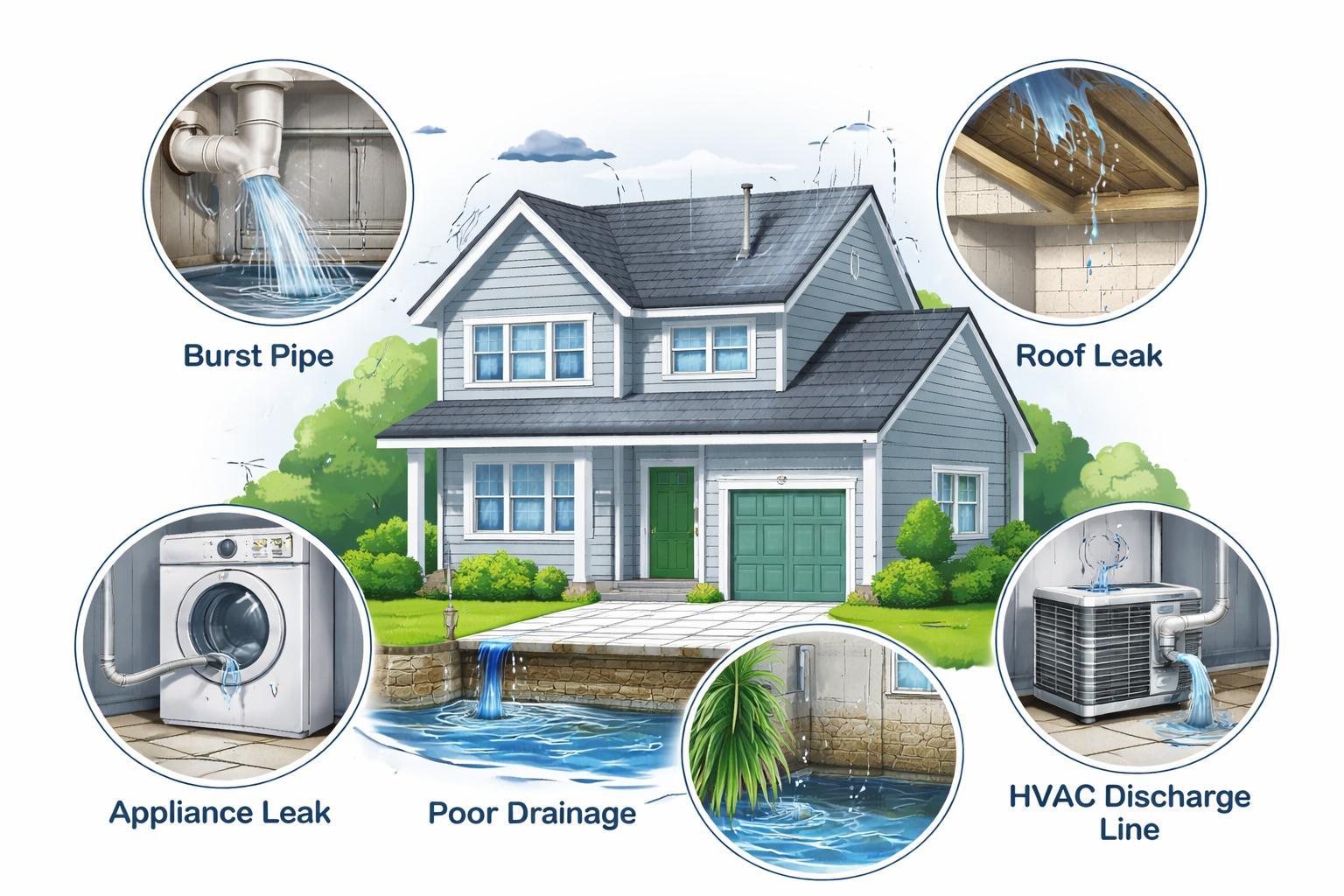 Top Causes of Residents Water Damage