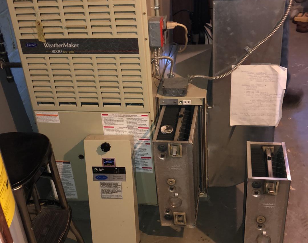 Furnace Puff Back Cleanup and Smoke Damage Restoration