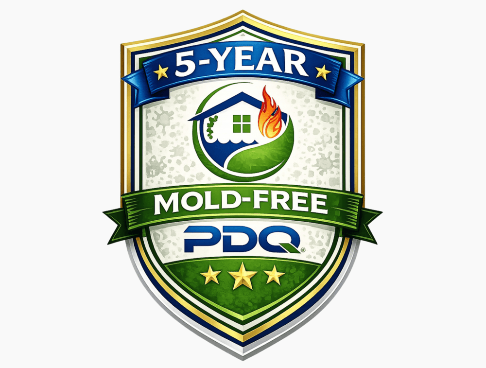 5-Year Mold Prevention Certificate - PDQ Restoration