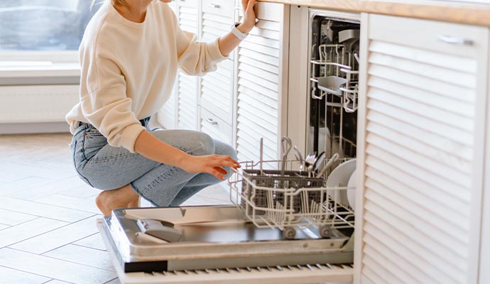 dishwasher cleanup