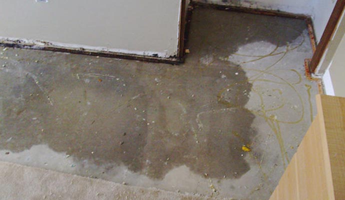 Hidden Leak Water Floor