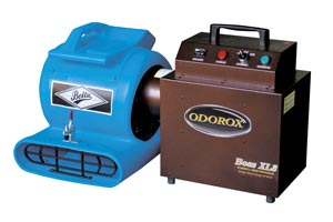 Hydroxyl Generator used to remove smoke damage odor