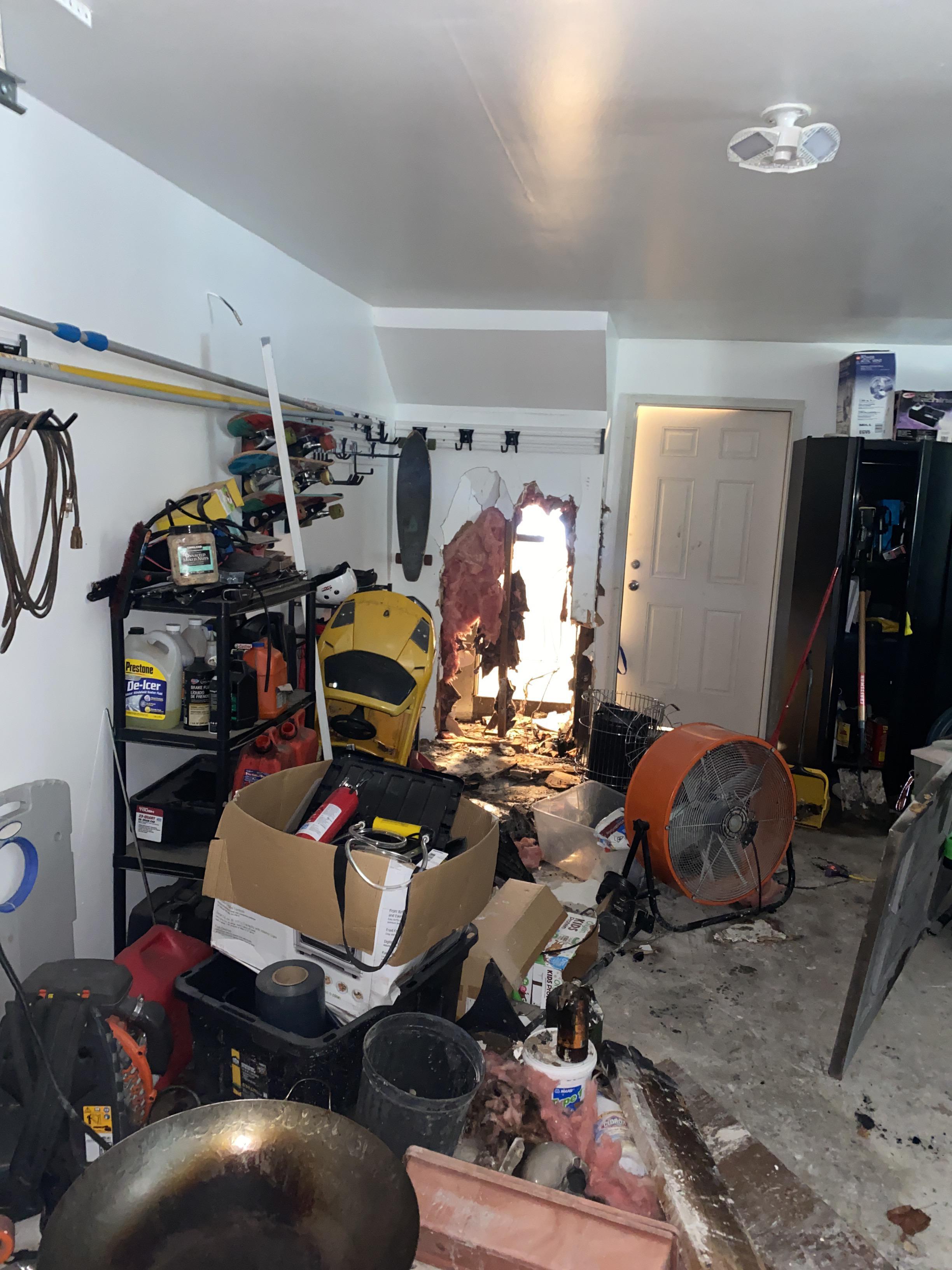 Garage Fire in Newton, NJ