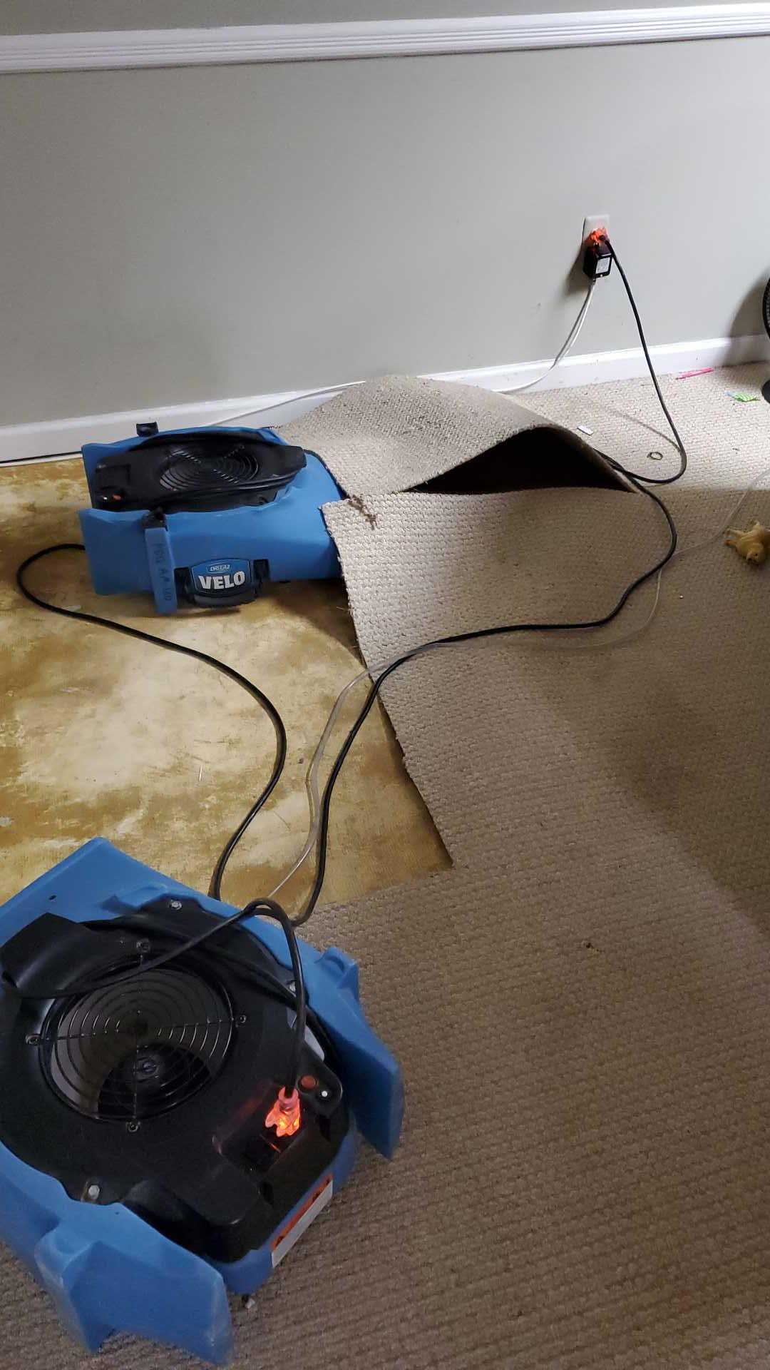 Flooded Bedroom in Lake Hopatcong, NJ