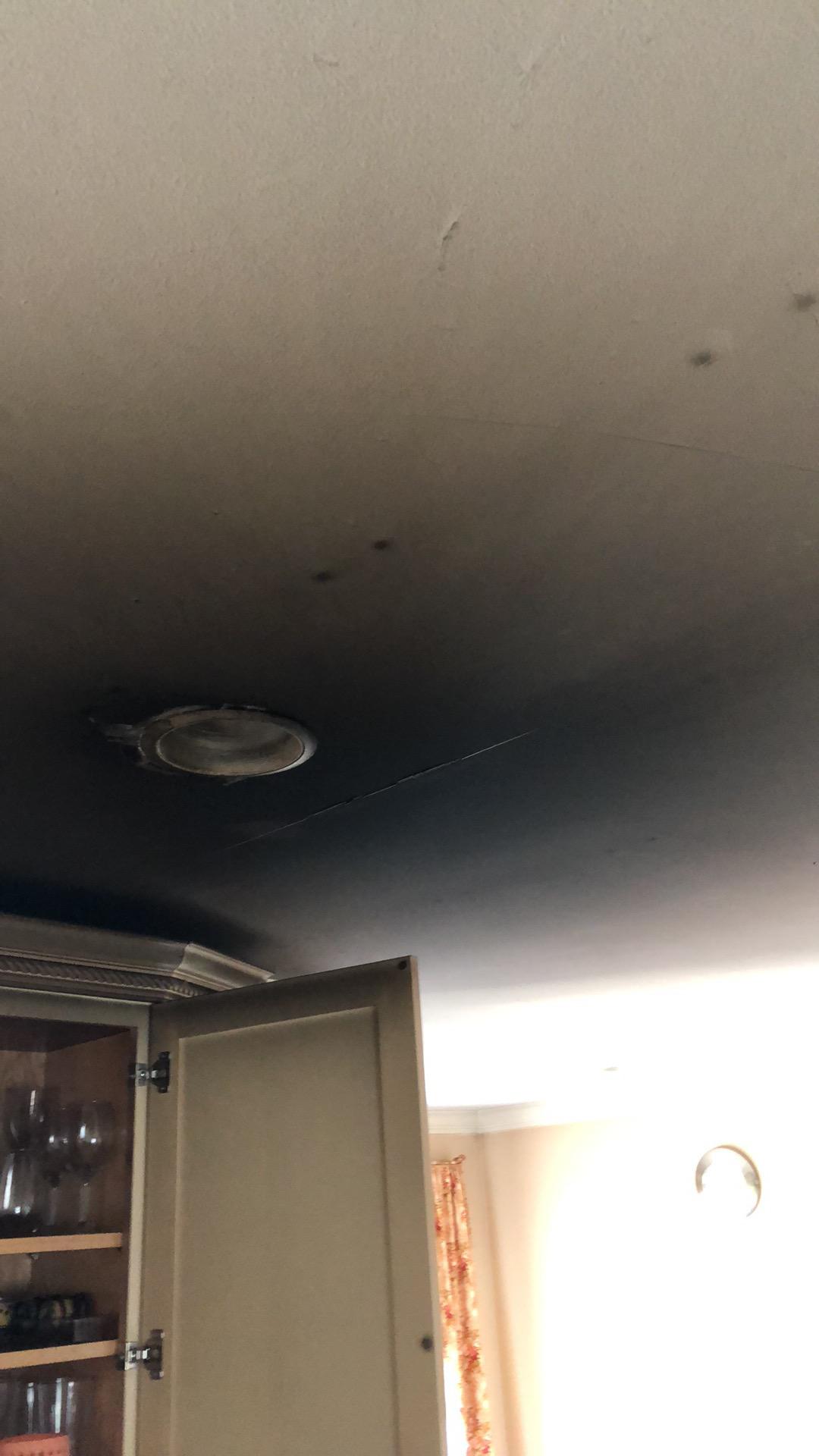 Soot on Ceiling