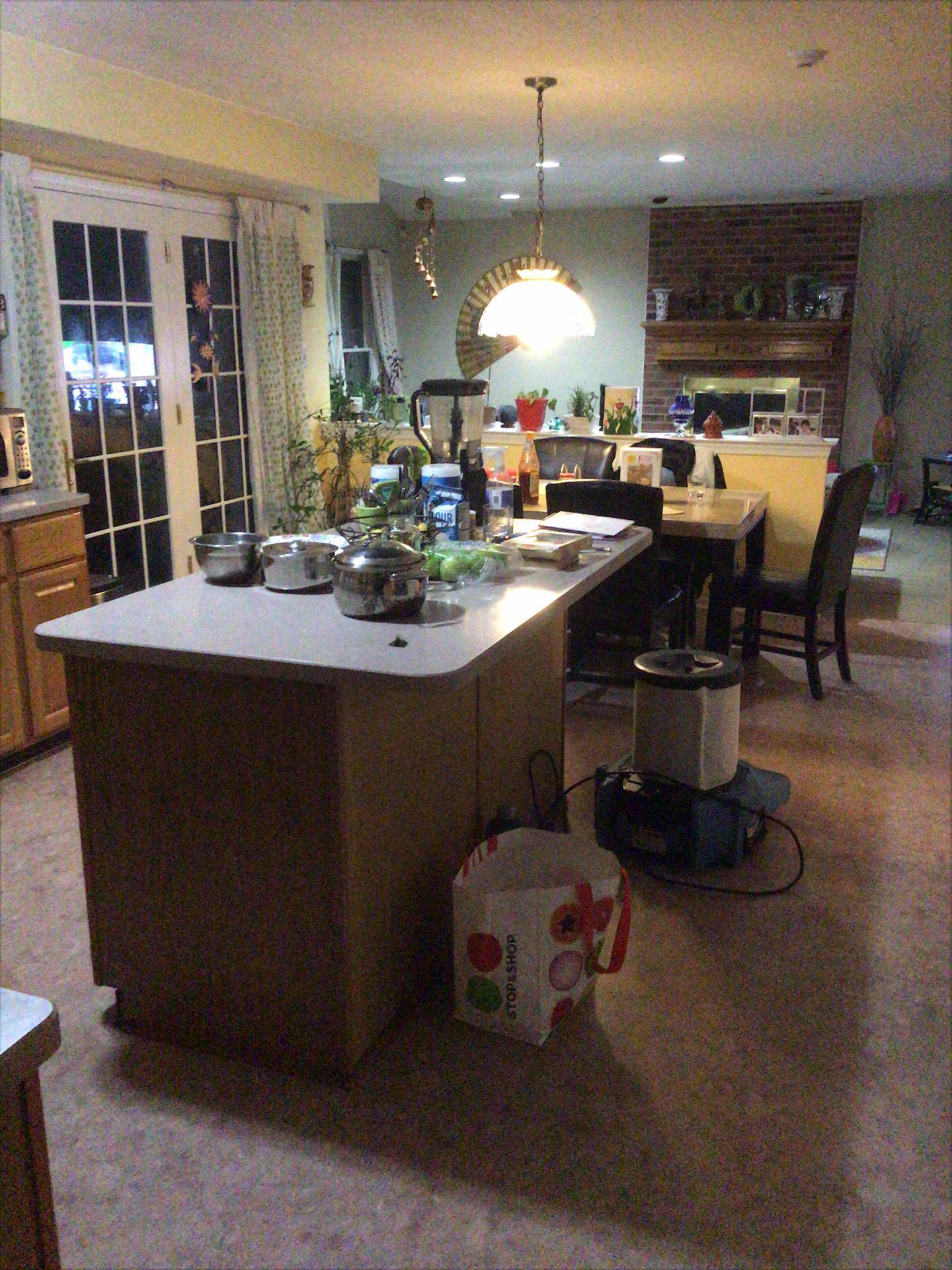 Fire Damaged Kitchen in Washington, NJ