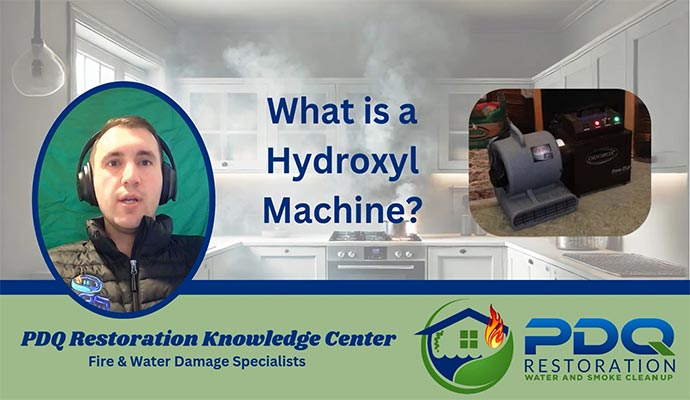 How does a Hydroxyl Machine Work in Fire Damage Restoration?