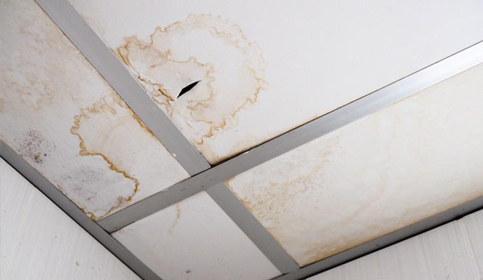 Visible Stains from Structural Water Damage in New Jersey