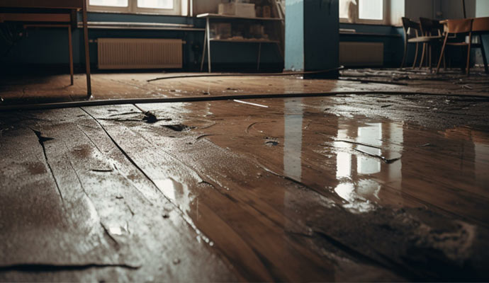 Wooden Floor Water Damaged
